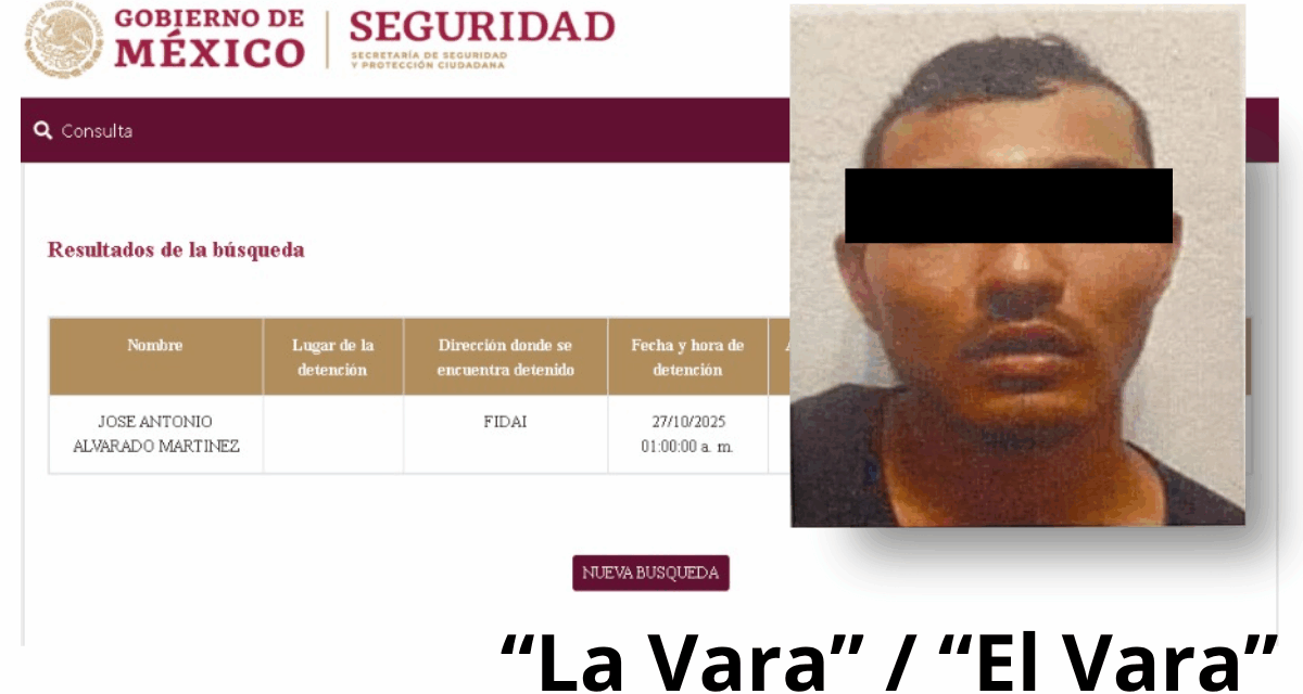 La caída de “La Vara”, heredero de la guerra criminal en Morelos