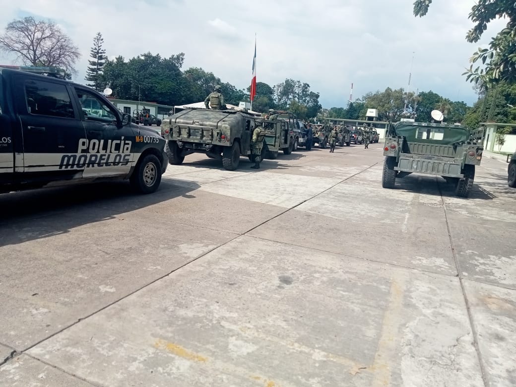 Resguardan a Cuautla elementos de la Guardia Nacional, SEDENA y SP Local