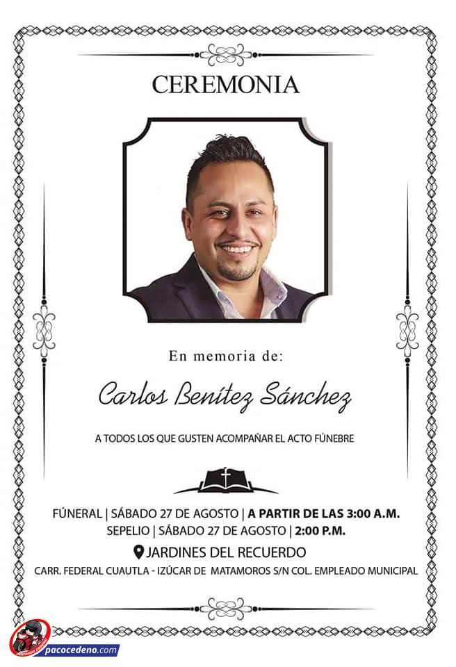 Q.E.P.D CARLOS BENÍTEZ SÁNCHEZ