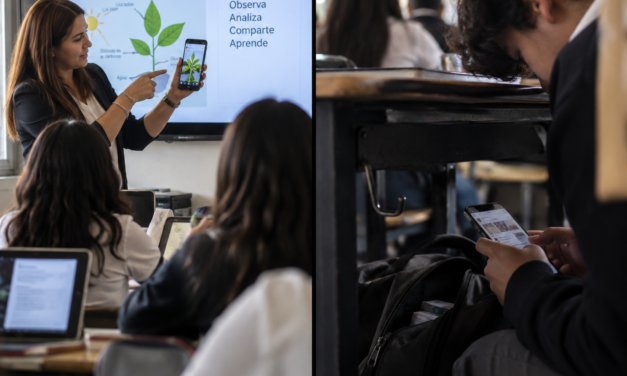 ¿LA ESCUELA TIENE QUE ENSEÑARLES A USAR LA TECNOLOGÍA, O A ESCONDERLA EN LA MOCHILA?