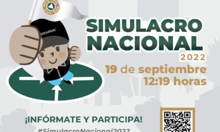 ¡Súmate y participa! El #SimulacroNacional2022 📢🚨