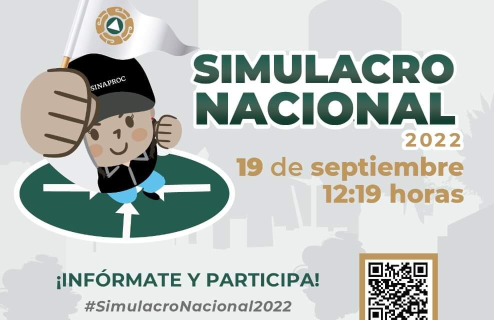 ¡Súmate y participa! El #SimulacroNacional2022 📢🚨