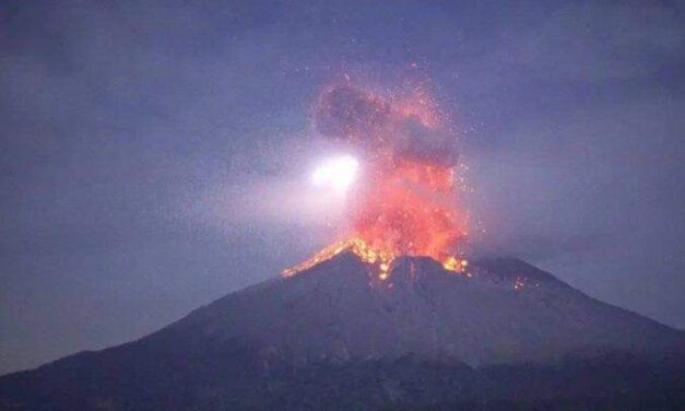 Erupcion del Volcán Sskurajima…