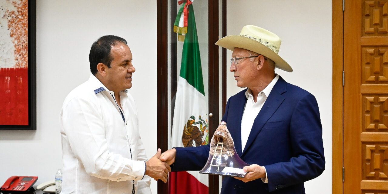 SOSTIENE CUAUHTÉMOC BLANCO REUNIÓN CON EMBAJADOR DE ESTADOS UNIDOS