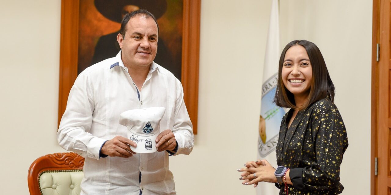 Cuauhtémoc recibe a la primera astronauta mexicana.