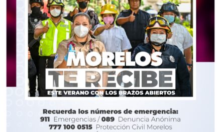 Bienvenido al Estado de Morelos estás vacaciones