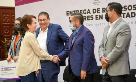 ENTREGA GOBIERNO DEL ESTADO RECURSOS A REFUGIOS DE MUJERES EN MORELOS