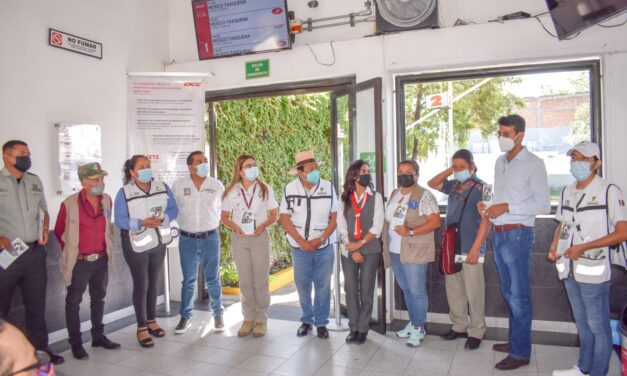 SUPERVISAN SEDESO, INM Y GOBIERNO DE YAUTEPEC MÓDULO DE ATENCIÓN A MIGRANTES