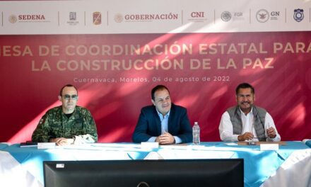 DA CONTINUIDAD MESA DE COORDINACIÓN ESTATAL PARA LA CONSTRUCCIÓN DE LA PAZ A OPERATIVO DE VERANO 2022