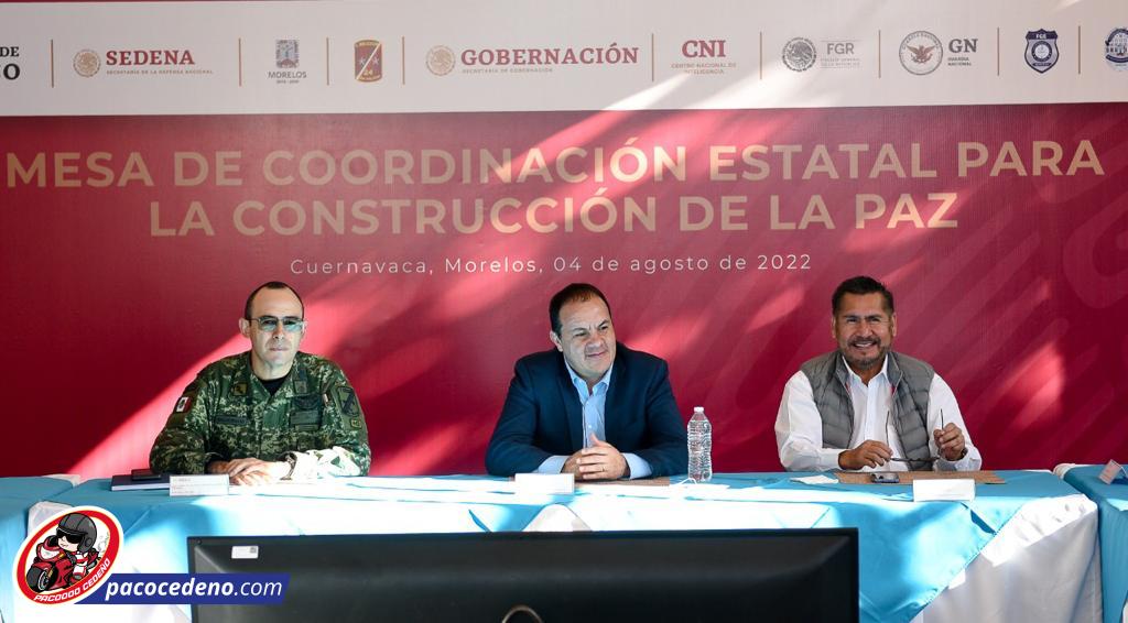 DA CONTINUIDAD MESA DE COORDINACIÓN ESTATAL PARA LA CONSTRUCCIÓN DE LA PAZ A OPERATIVO DE VERANO 2022