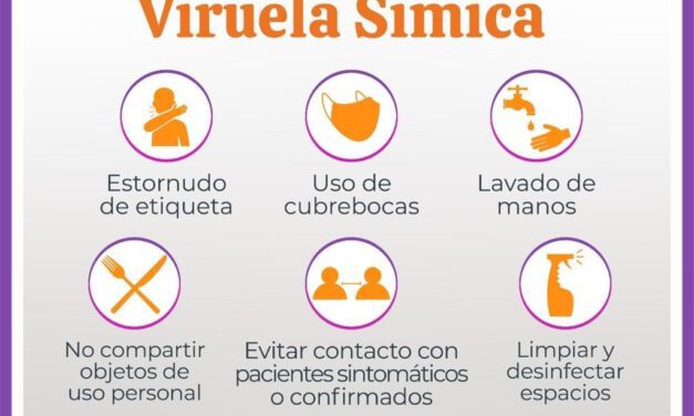 La secretaría de salud informa del primer caso de viruela símica o del mono aquí en Morelos