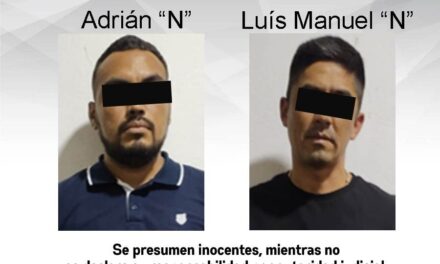 DETIENE MANDO COORDINADO POLICÍA MORELOS A DOS HOMBRES POR VIOLACIÓN A LA LEY FEDERAL DE ARMAS DE FUEGO Y EXPLOSIVOS