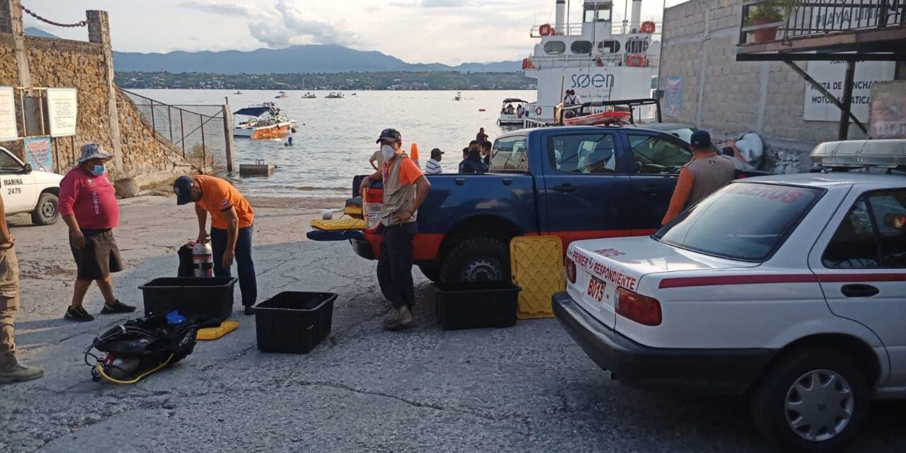 Esta tarde cae una persona al lago de Tequesquitengo y ya no salió personal de rescate en el lugar.