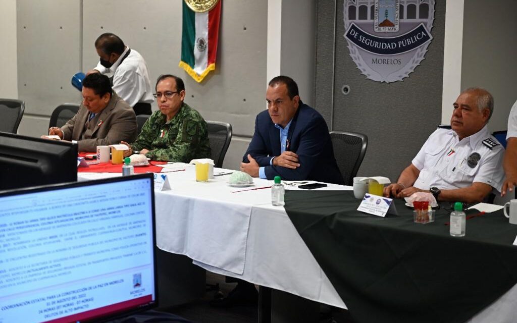 ESTABLECE CUAUHTÉMOC BLANCO OPERATIVOS DE SEGURIDAD PARA EL MES DE SEPTIEMBRE