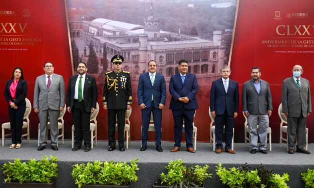 CONMEMORA CUAUHTÉMOC BLANCO CLXXV ANIVERSARIO DE LA GESTA HEROICA DE LOS NIÑOS HÉROES DE CHAPULTEPEC