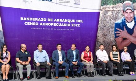 ENCABEZA CUAUHTÉMOC BLANCO BANDERAZO DE ARRANQUE DEL CENSO AGROPECUARIO 2022