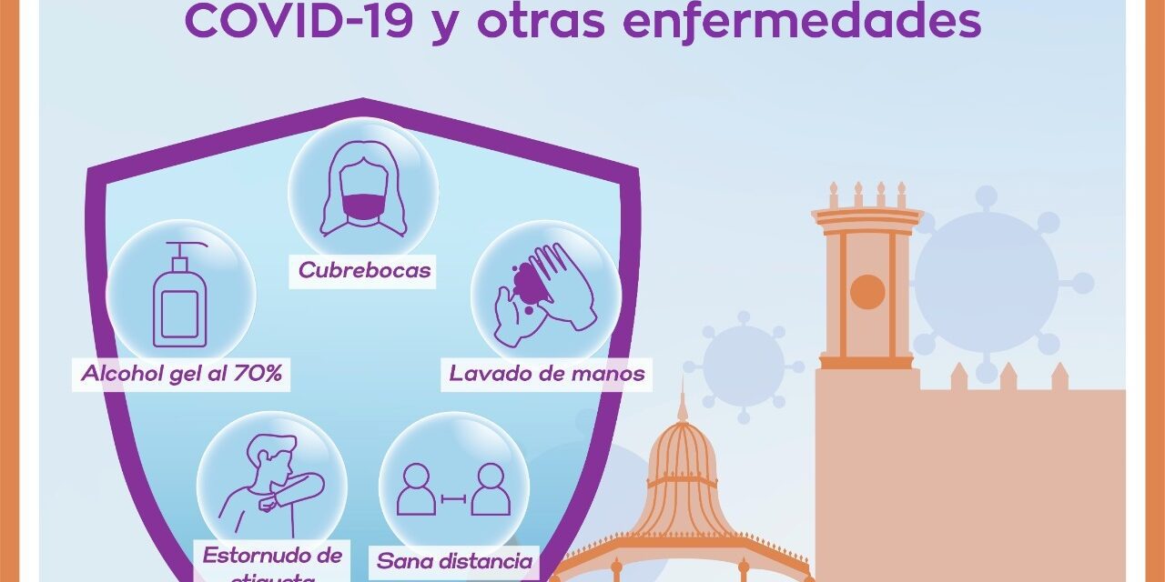 HA QUE SEGUIR PORTANDO EL ESCUDO DE LA SALUD COADYUVA A PREVENIR ENFERMEDADES