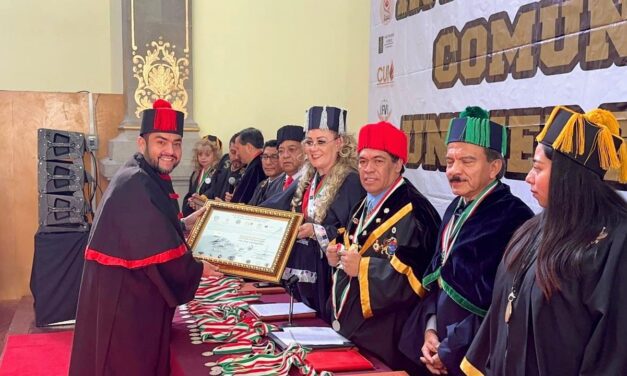 RECIBE MAGISTRADO PRESIDENTE DEL TSJ, LUIS JORGE GAMBOA OLEA, DOCTORADO HONORIS CAUSA