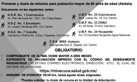 La vacunación de refuerzo contra COVID-19 para personas mayores de 60 años