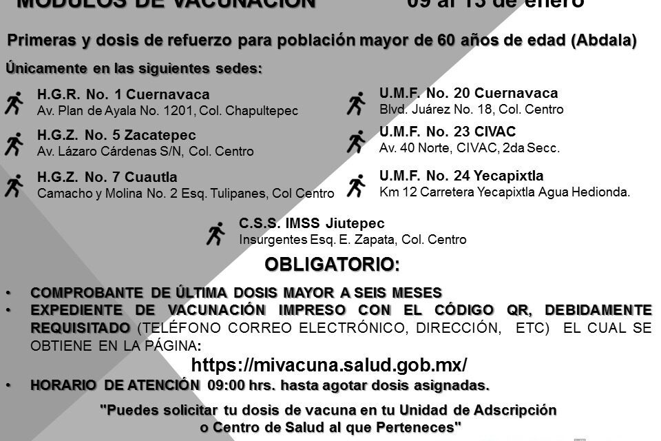 La vacunación de refuerzo contra COVID-19 para personas mayores de 60 años