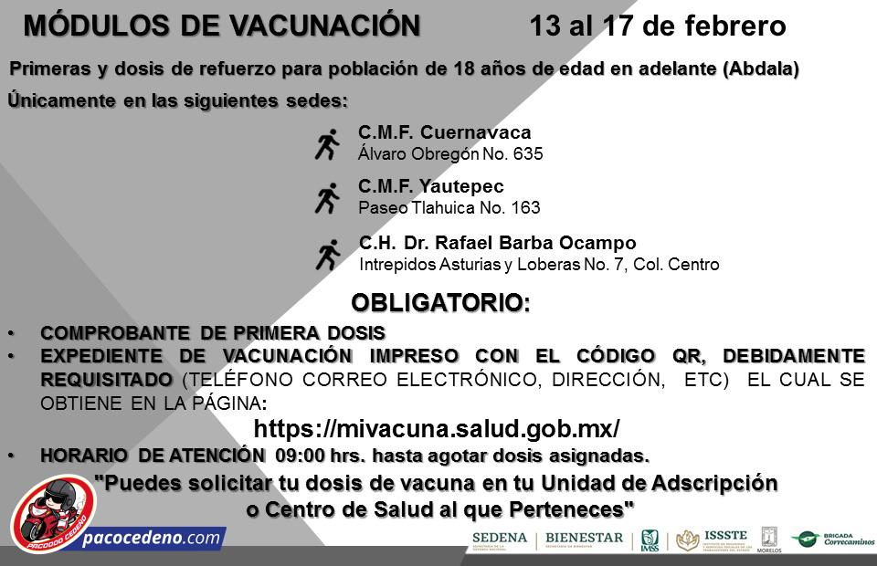 Refuerza Brigada Correcaminos vacunación contra COVID-19 en niñas y niños de 5 a 11 años en escuelas de Morelos