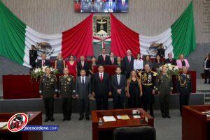 INSCRIBEN EN EL MURO DE HONOR DEL CONGRESO DE MORELOS LA LEYENDA “2023, AÑO DEL BICENTENARIO DEL HEROICO COLEGIO MILITAR”