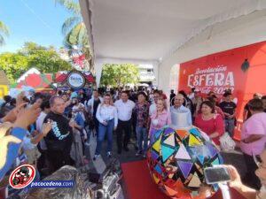 Develación de la esfera Coca-Cola en Cuautla, Morelos”