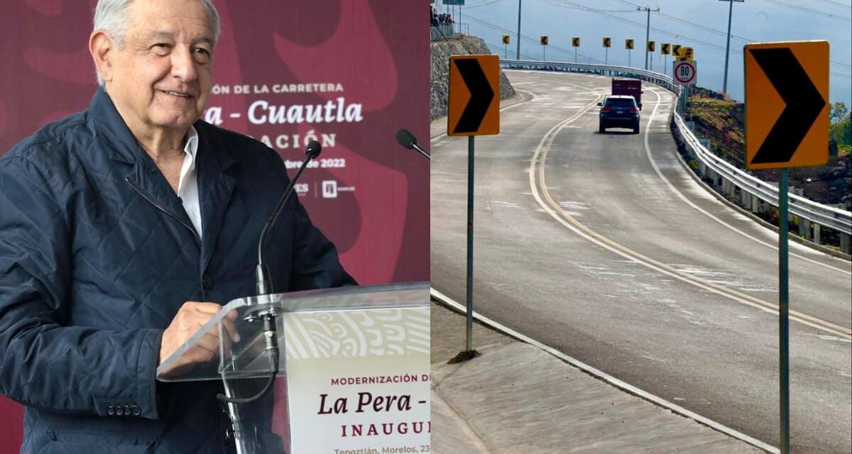 RECORDANDO LA INAUGURACIÓN DE LA CARRETERA LA PERA-CUAUTLA POR AMLO Y SE VIENE PRÓXIMA VISITA ENTRANTE