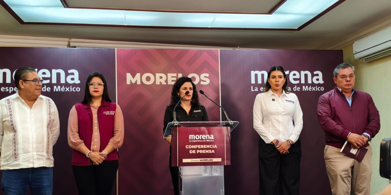 LUISA MARÍA ALCALDE ESTO DIJO EN SU VISITA A MORELOS.