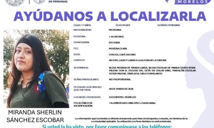 DESAPARECE OTRA ESTUDIANTE EN XOCHITEPEC