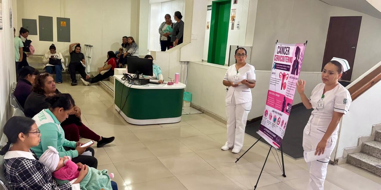 Promueve IMSS Morelos acciones de prevención contra Cáncer Cervicouterino 