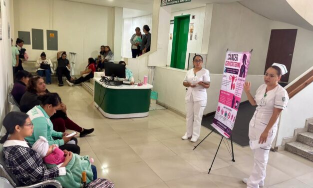 Promueve IMSS Morelos acciones de prevención contra Cáncer Cervicouterino 