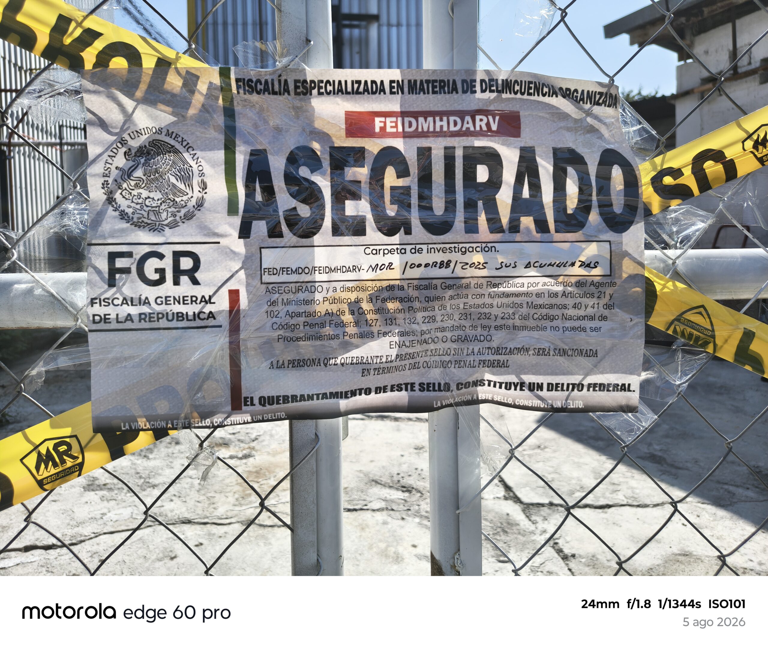 UNA EMPRESA UBICADA EN EL PARQUE INDUSTRIAL CUAUTLA DEDICADA AL PROCESAMIENTO DE HIDROCARBUROS CON RAZÓN SOCIAL DE ACEITE ROKA FUE CATEADA