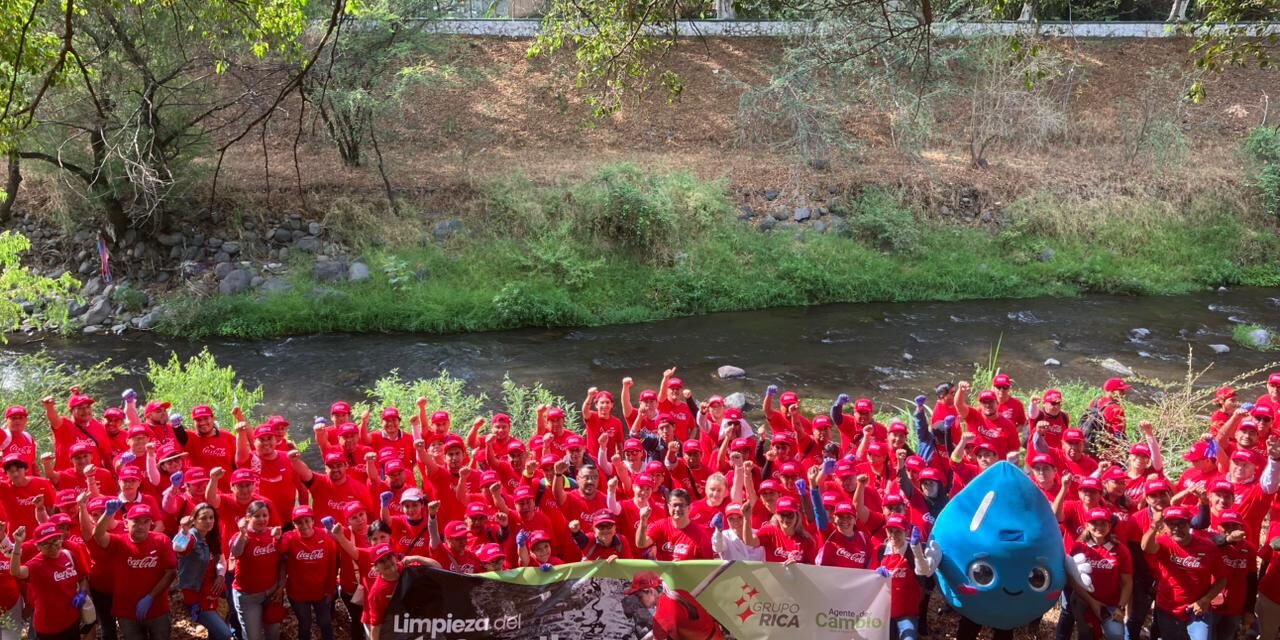 Grupo RICA Coca-Cola impulsa la regeneración del Río Cuautla
