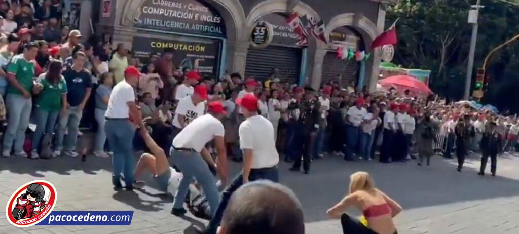 Jovenes del Servicio Militar usados para reprimir manifestantes.