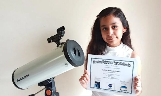 Niña Morelense descubre asteroide